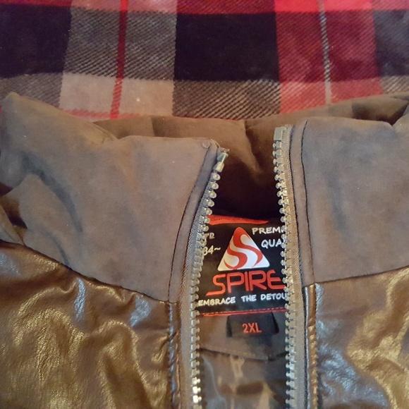 Harvic mens suede bomber jacket, Sz 2XL, Nwt - Picture 5 of 7